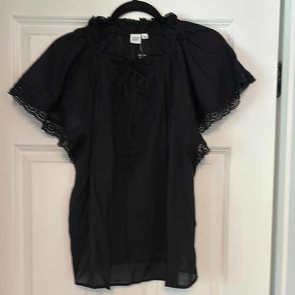 GAP Black Women's Blouse with Lace Detail - Picture 1 of 1